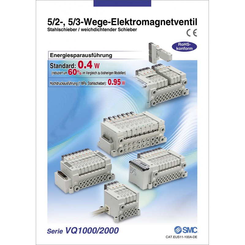 VQ1000/2000 - 5/2-, 5/3-Wege-Elektromagnetventil